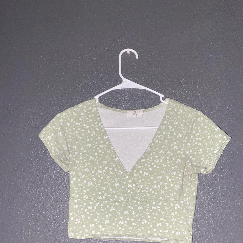 Cute low cut crop top